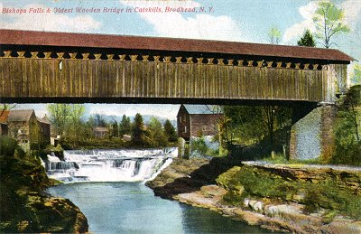 Olive Bridge, Bishops Falls and the mill