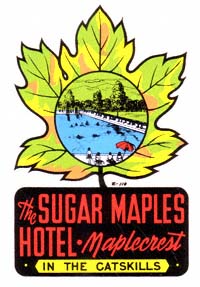 Sugar Maples Window Sticker