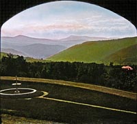 View of Panther and Slide Mountains from the Grand Hotel