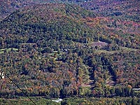 Monka Hill and the Grand Hotel site today, as seen from the Belleayre Chirlift