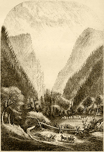 Entrance To Stony Clove From Ulster County