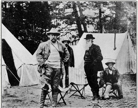 John Burroughs with Theodore Roosevelt in the Yellowstone