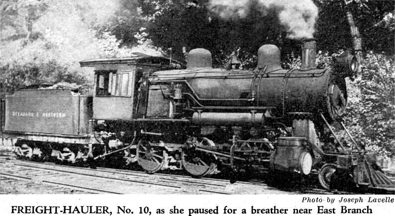 Delaware & Northern Engine #10
