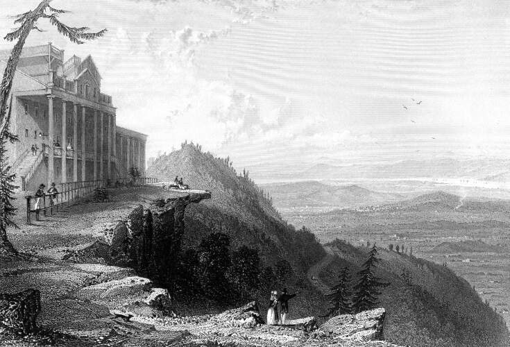 The Catskill Mountain House in 1839