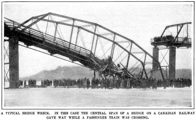 A typical bridge wreck