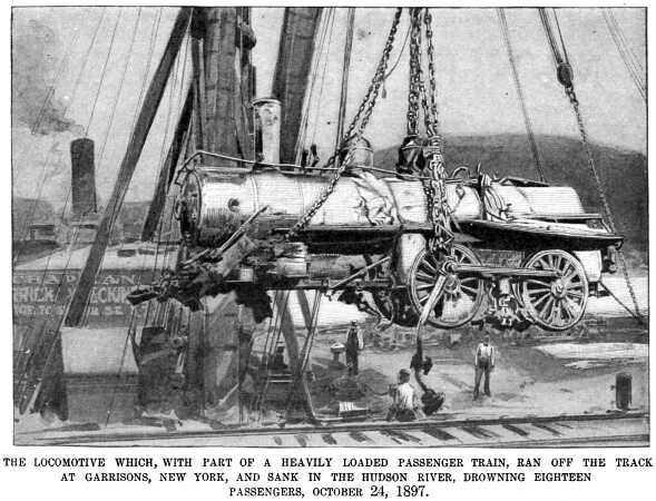 1897 wrecked locomotive