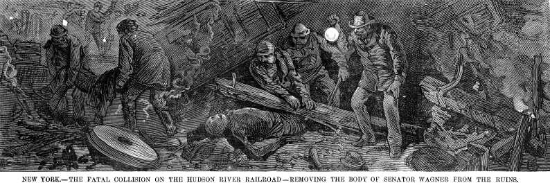 FATAL DISASTER ON THE HUDSON RIVER RAILROAD