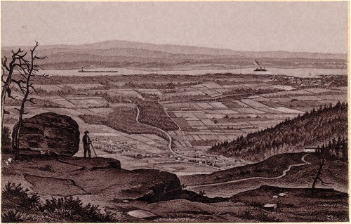 View Of The Hudson Valley, From South Mountain